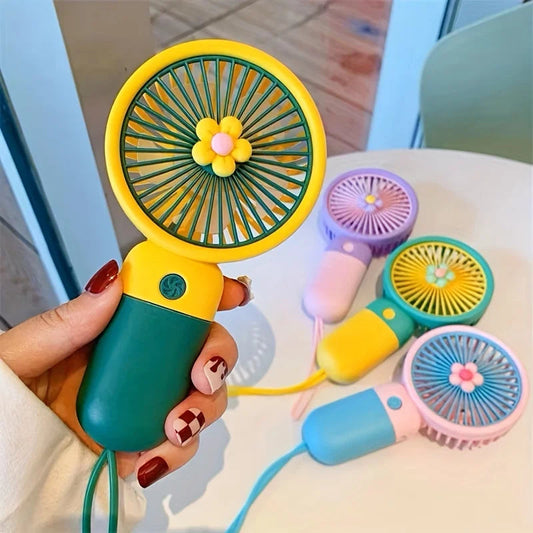 Portable Mini Hand Fan USB Rechargeable (we offer Free Home Delivery)