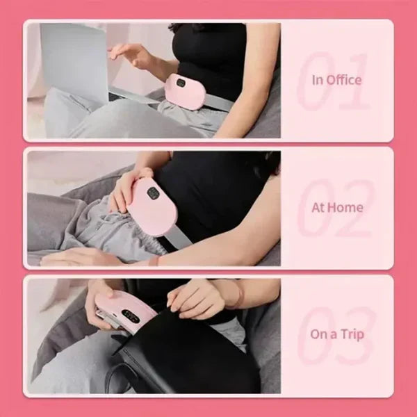 (FREE HOME DELIVERY) Period Pain Cramp Relief Belt & Massager