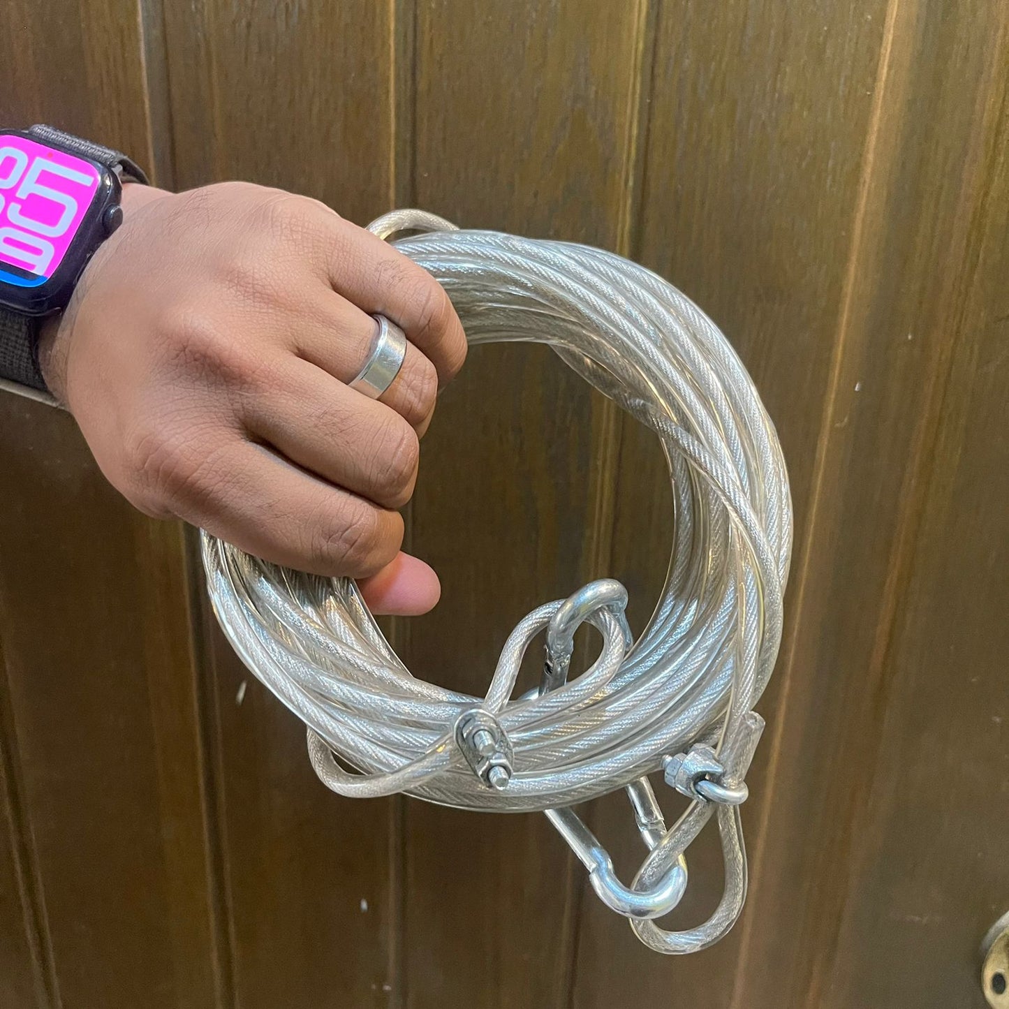 (FREE HOME DELIVERY) Multi-Use Strong Steel Wire with Hooks
