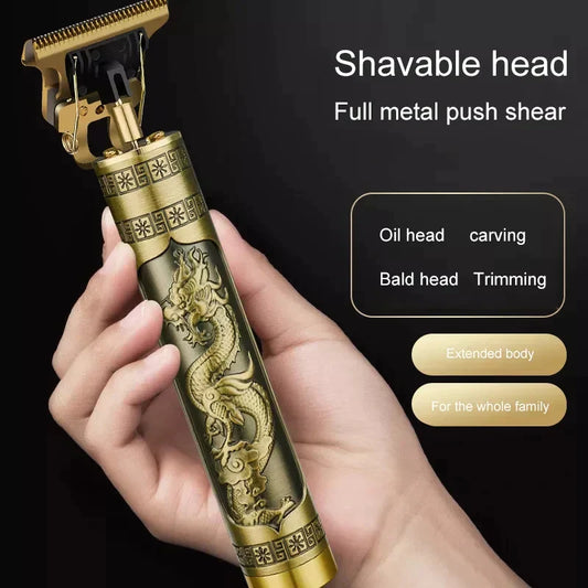 Vintage T9 Hair Trimmer - Rechargeable Electric Shaver