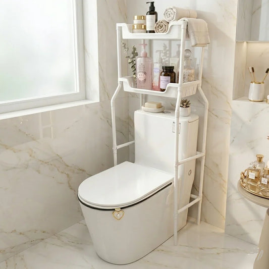 (Free Home Delivery) 3-Tier Over Toilet Storage Rack