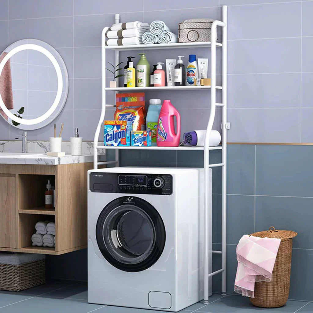 (Free Home Delivery) 3-Tier Over Toilet Storage Rack