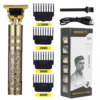 Vintage T9 Hair Trimmer - Rechargeable Electric Shaver