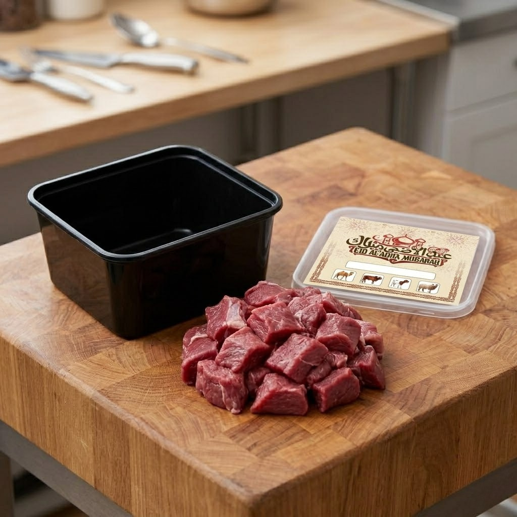 1 KG Premium Black Qurbani Meat Box 🖤🥩 (FREE HOME DELIVERY)