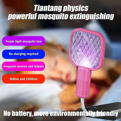 (FREE HOME DELIVERY) USB Rechargeable Mosquito Killer Racket