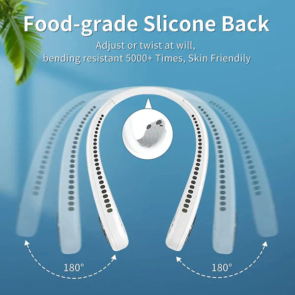 Rechargeable Portable Hanging Neck Fan