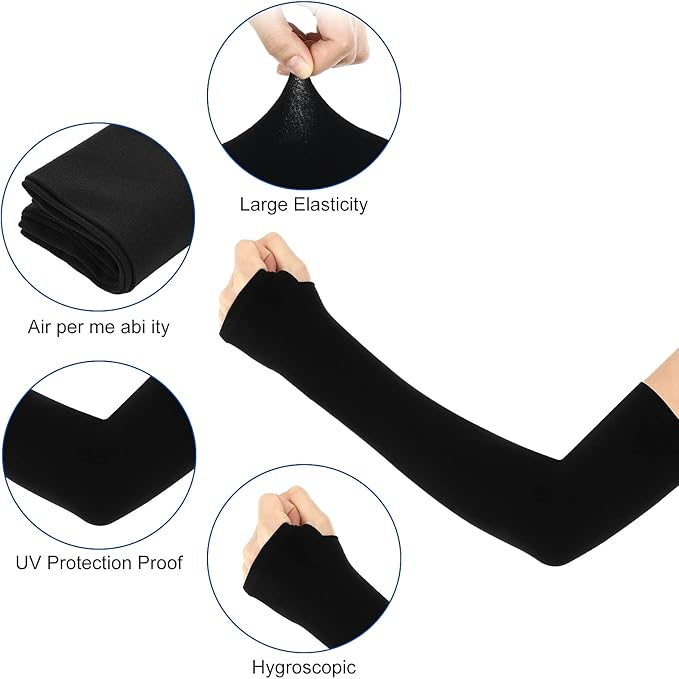 Unisex UV Protection Fingerless Arm Sleeves