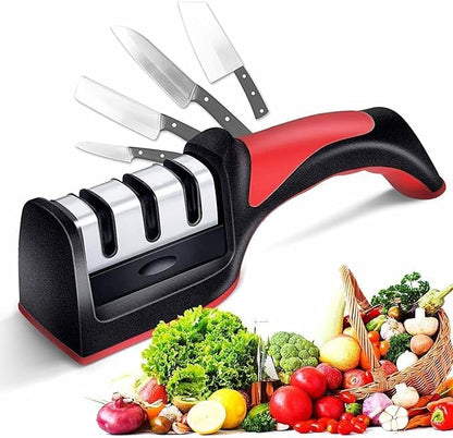 4 Stage Knife Sharpener 🔪 (FREE HOME DELIVERY)