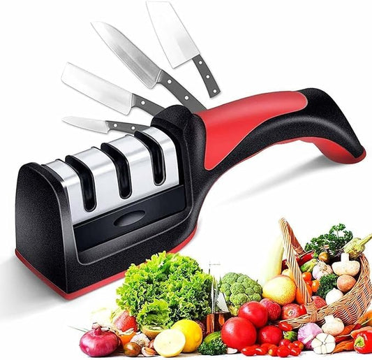 4 Stage Knife Sharpener 🔪 (FREE HOME DELIVERY)