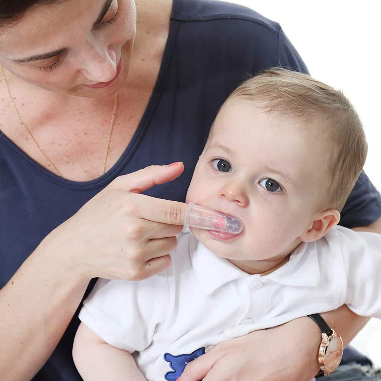 High Quality Baby Kids Silicone Finger Toothbrush Soft Safe Baby Teether Toothbrush