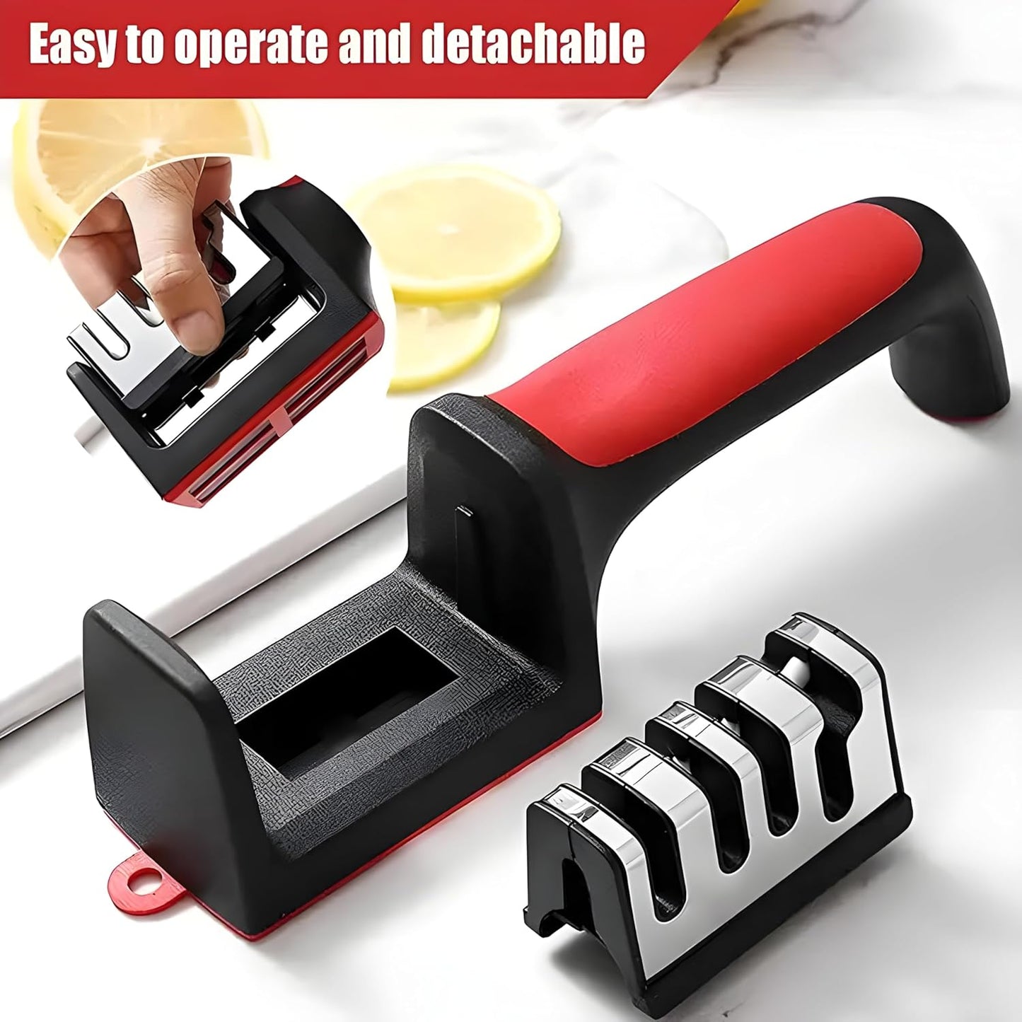 4 Stage Knife Sharpener 🔪 (FREE HOME DELIVERY)