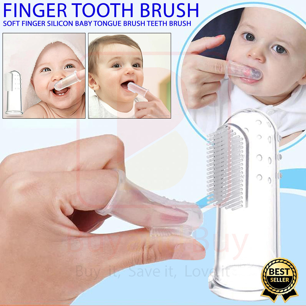 High Quality Baby Kids Silicone Finger Toothbrush Soft Safe Baby Teether Toothbrush