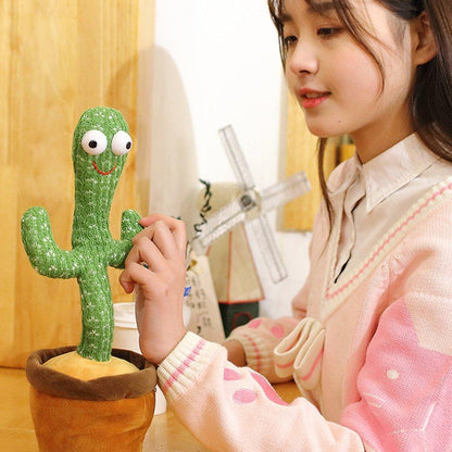 Dancing Cactus Toy with Recording – Rechargeable Talking Singing Cactus