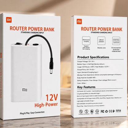 (FREE HOME DELIVERY) WiFi Router UPS Power Bank 12 Volts