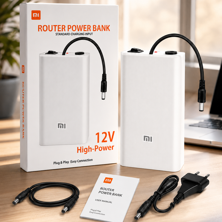 (FREE HOME DELIVERY) WiFi Router UPS Power Bank 12 Volts