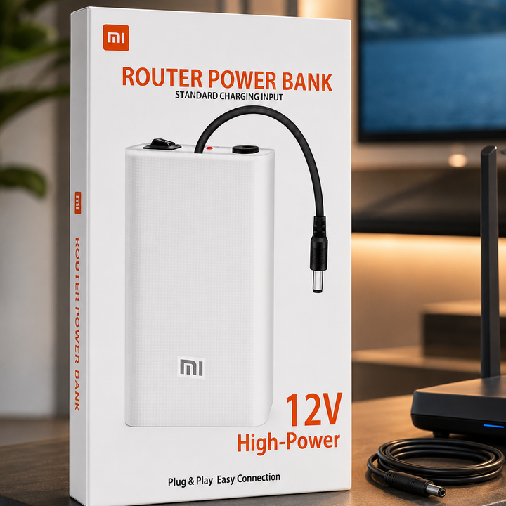 (FREE HOME DELIVERY) WiFi Router UPS Power Bank 12 Volts