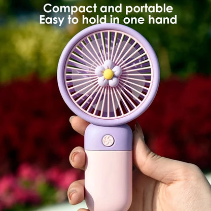 Portable Mini Hand Fan USB Rechargeable (we offer Free Home Delivery)
