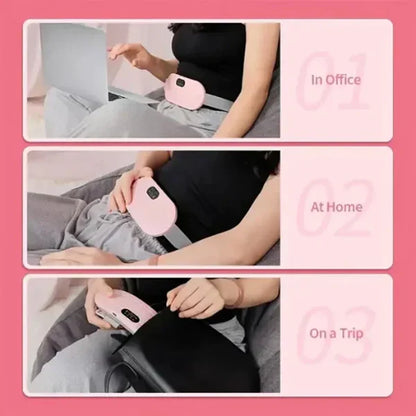 (FREE HOME DELIVERY) Period Pain Cramp Relief Belt & Massager