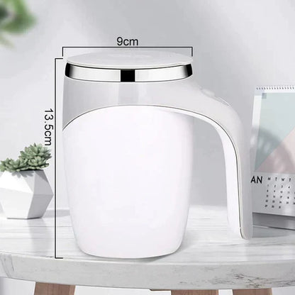 Stainless Steel Mixing Cup, Automatic Magnetic self Stirring Coffee Mug