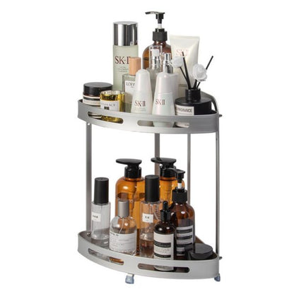 (Free Home Delivery) 2-Tier Aluminum Corner Shower Shelf